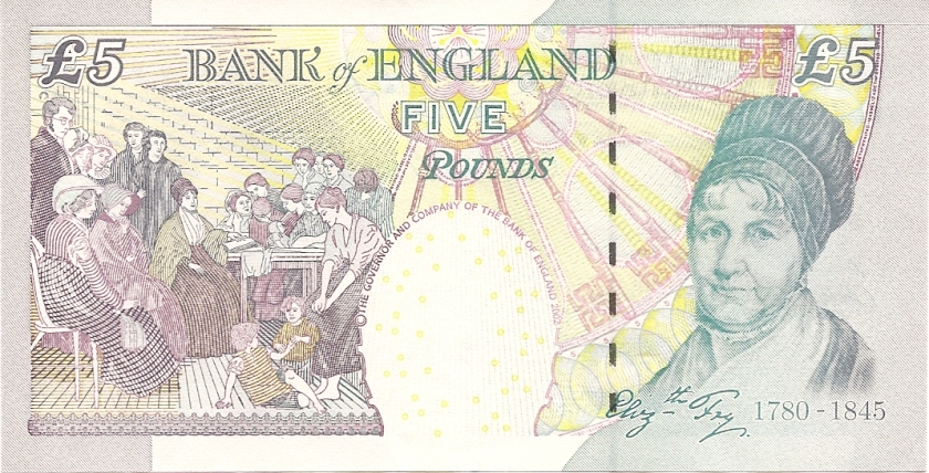 Five pound note (https://en.numista.com/)