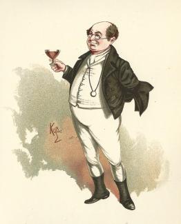 Mr. Pickwick by J. Clayton Clarke ("Kyd") (scanned by Philip V. Allingham, victorianweb.org)