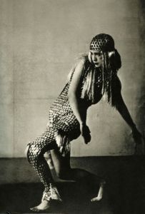 Lucia Joyce in her mermaid costume.