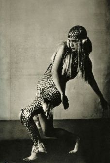 Lucia Joyce in her mermaid costume.