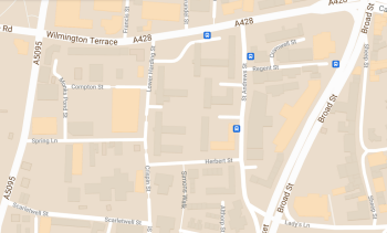 by Grafton Street and Sheep Street (Google Maps 2021)