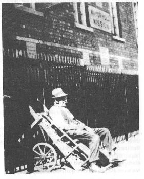 The Sherriff outside the Mayorhold Mission (from In Living Memory)