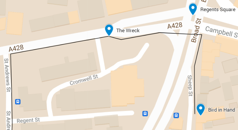 Ben Perrit's walk, part 15 (Google Maps 2021)