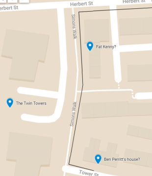 Ben Perrit's walk, part 17 (Google Maps 2021)