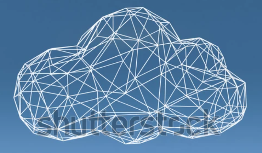 3D wireframe model of a cloud (image: Shutterstock)